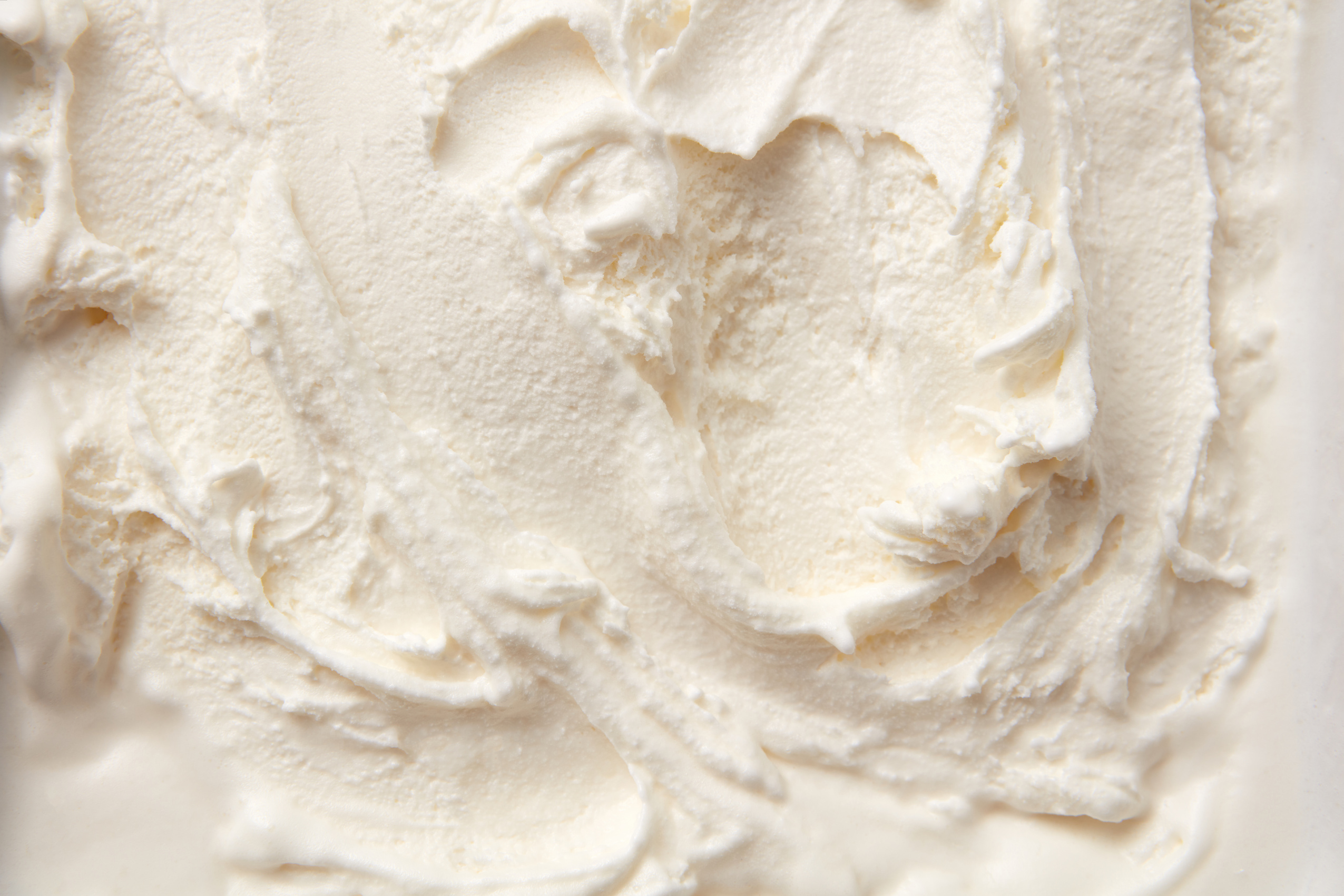 Close-Up Shot of Vanilla Ice Cream 